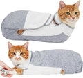 Cat Grooming Wrap, Self Adhesive Cats Anti-Escape Wrap, (6-10lbs) | Anti-Scratch Burrito Restraint Blanket, for Cutting Nails, Calming Cat Swaddle Wrap for Medicine Ear Cleaning, Dental Care