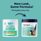 Vetnique Dentabliss Cat & Dog Dental Wipes, Toothbrush Alternative Mitt | Teeth Cleaning Finger Mitts for Plaque, Tartar & Breath, Toothbrush & Toothpaste Alternative, Peppermint or Chicken, Cat-Safe