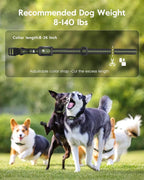 SLOPEHILL Dog Shock Collar,4200FT Dog Training Collar with Remote,Green | IP68 Waterproof e Collar with Beep,Vibration,Safe Shock,Light,No Shock Mode,Shock Collar for Small Medium Large Dog 8-140lbs