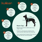 Kuoser Dog Tuxedo, Dog Suit and Bandana Set, Dogs Costume with D-Ring | Formal Dog Outfit with Detachable Bowtie Collar for Valentine's Day, Wedding, Birthday, Party, Christmas, Wine Red S