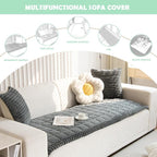 ZQFFB Couch Cover for Dogs Washable Non-Slip Pet Friendly Sofa Protector | Multiple Sizes Dog Blanket Fit Sectional Sofas & Loveseats, Prevents Pet Hair, Scratches & Stains