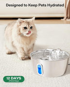 DIANU Official Replacement Filters for 108 oz/3.2 L Cat Fountain (9 Pack) | Includes 9 Filters and 9 Pre-Filter Sponges, with Multi-Stage Filtration to Help Keep Water Fresh