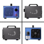 Airthereal MA5000 Ozone Generator, High Capacity, 2000 Sq Ft, Blue | Ozone Air Ionizer for Rooms, Smoke, Cars, Pets, O3 deodorizer