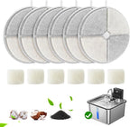 6 Pack Filters Replacement Filter for FS30 Cat Fountain, 6 Layer Filter | Suitable for FS30, Replace every 1-2 weeks, Fresher Water