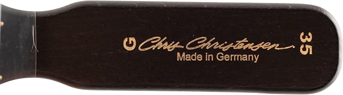 Chris Christensen 35mm Pin Dog Brush, Gold Series, Groom Like a Professional, 30% More Gold-Plated Stainless Steel Pins, Perfect for Fragile Coats, Ground and Polished Tips, Made in Germany