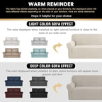 Stretch Loveseat Sofa Cover Slipcover Couch Cover for 2 Cushion Sofa Washable Sofa Cover for Pets Friendly Furniture Protector Covers with Non Slip Bottom(Loveseat, Island Fossi)