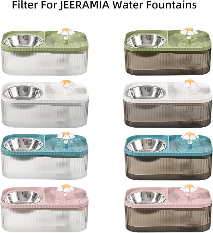 Cat Water Fountain Replacement Filters 8 Pcs