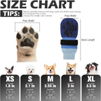 EXPAWLORER Non-Slip Dog Socks for Hardwood Floors to Prevent Licking, Dog Shoes for Hot Pavement Quick Walking, Dog Booties Boots & Paw Protectors with Grippers for Small Medium Large Senior Dogs M