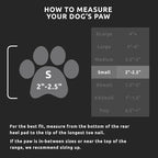 PawZ Rubber Dog Boots for Small Paws - All-Weather Waterproof Dog Shoes, Anti-Slip Traction for Rain, Snow, Mud & Hot Pavement - Pull-On Dog Booties, Black - Small (2"-2.5") - Pack of 24