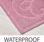 PetLike Cat Litter Box Mat, Thick Kitty Litter Trapping Mat, Durable,Waterproof &Washable with Non-Slip Backing, Soft on Kitty Paws and Easy to Clean, BPA Free