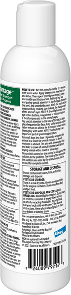 Advantage Dog Flea & Tick Shampoo for Puppies & Adult Dogs | Kills Fleas & Ticks | 8 oz.