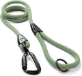 MADE TO ROAM Premium Explorer Leash - Climbing Rope Leash with Autolocking Aviation Aluminum Carabiner - Washington Rain, 6ft