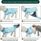 Kuoser Recovery Suit for Dogs Cats, Soft Dog Surgery Suit Female Male Spay | Professional Dog Onesie for Surgery, Substitute E-Collar & Cone, Prevent Licking Dog surgical suit Pet Neuter Suit