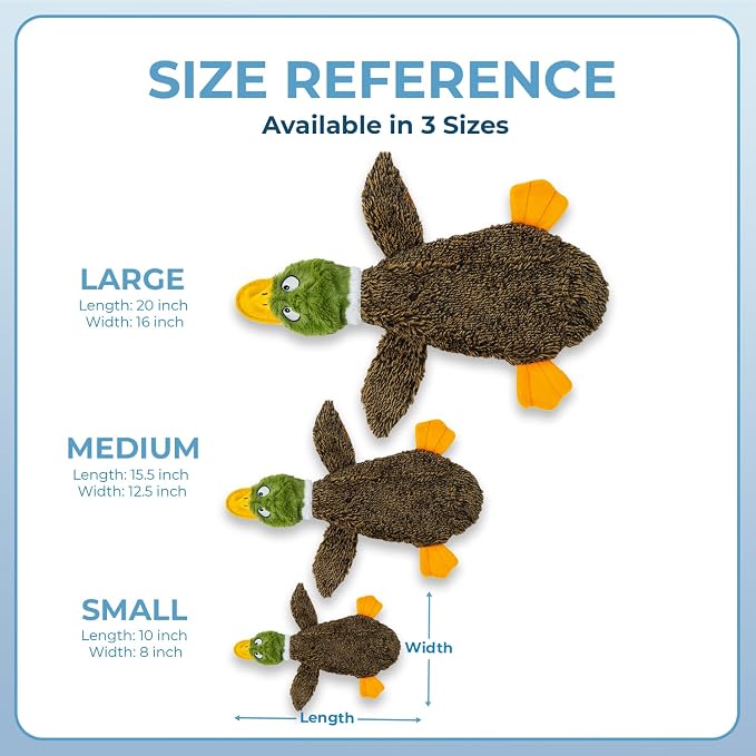 Best Pet Supplies Squeaky Dog Toys with Soft Durable Fabric for Small, Medium and Large Pets Interactive Toy for Indoor Play, Supports Active Biting and Play - 4 Figures, Large