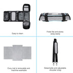Airline Approved Pet Carrier, Large Soft Sided Pet Travel TSA Carrier 4 Sides Expandable Cat Collapsible Carriers with Removable Fleece Pad and Pockets for Cats Dogs and Small Animals