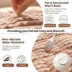 Couch Cover for Dogs Washable, Non-Slip Pet Couch Covers for Sofa, Fuzzy Dog Couch Cover Blanket Thick, Soft, Plush for Furniture Protector (Coffee, 27.6" x 47.2"/70 x 120cm)