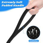 XiaZ Waterproof Long Leash for Dogs, Training Long Line Lead for Large Medium Small Dogs Outside Walking, Playing, Camping, or Yard (10FT, Black)