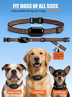 2-in-1 Dog Bark & Shock Collar, Dog Training Collar with 4 Training Modes Beep/Vibration/Shock/no Shock, 3300FT Remote, IPX7 Waterproof E Collars with AI Anti Barking for Small Medium Large Dog