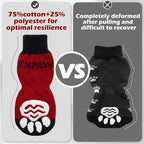 EXPAWLORER 6PCS Anti-Slip Dog Socks to Prevent Licking Paws,Dog Shoes for Hot Pavement,Best Paw Protector Traction Control on Hardwood Floor,Dog Booties for Puppy Small Medium Large Senior Dogs