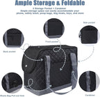 Dog Purse Carrier for Small Dogs, Soft Sided Pet Carrier with Pockets, Foldable Dog Carrier Purse for Puppy, Rabbit, Cat, Washable Breathable Pet Carrier, Dog Carrier Bag for Outdoor Shopping Travel