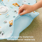 Interactive Cat Toys, Rechargeable with Auto Play and Bird Chirps | 3-in-1 hide and seek mat with fluttering butterfly, moving feather and plush tail. Perfect for indoor adult cats and kittens