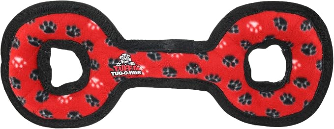 TUFFY® : TugOWar Dog Toy: Ultra Durable Plush Toy with Multiple Layers & Reinforced Seams, Washable and Floats, Original Construction