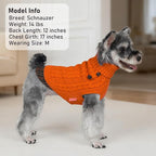 KYEESE Dog Sweater Soft Pullover Dog Sweaters for Small Dogs Girl Comfy Pet Coat for Fall Winter Cold Weather Stretchy Knitwear Cat Clothes with Gingham Patchwork Warm Turtleneck Small Dogs Sweater | Stretchy Fit, Lightweight & Warm, Cozy Knit Comfort,...