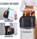 Dog Purse Carrier for Small Dogs, Soft Sided Pet Carrier with Pockets, Foldable Dog Carrier Purse for Puppy, Rabbit, Cat, Washable Breathable Pet Carrier, Dog Carrier Bag for Outdoor Shopping Travel
