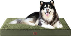 EHEYCIGA Orthopedic Dog Bed Extra Large with Removable Washable Cover,47x29 | Egg Crate Foam Support,Durable Oxford fabric,Non-Slip Bottom,Machine Washable,Soft Waterproof Plush Pet Bed Mat For Crate