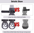 BEAUTYZOO Anti-Slip Dog Socks,Dog Shoes for Hot/Cold Pavement,Paw Protectors with Grips 3 Pairs for Puppy Small Medium Large Senior Old Dogs,Dog Socks to Prevent Licking and Hardwood Floor Protection