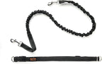 Mighty Paw Hands Free Dog Leash | Bungee Waist Leash for Dog Walking. Pet Running Hands Free Tether for Large, Medium & Small Breeds. Pet Waist Belt (36" - 48") Up to 150 lbs - Black