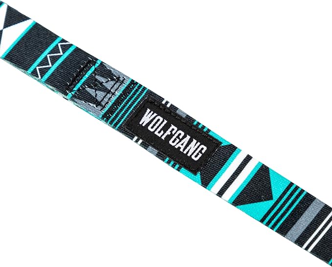 Wolfgang Heavy Duty Dog Leash, Pull-Tested for Walking & Training, WesternSky Print, Dual Handle Large