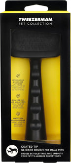 Tweezerman Slicker Brush for Pets-Grooming Brush with Coated Bristles