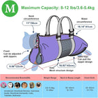 Cinf Cat Restraint Grooming Bag, Anti-Scratch Tool for Nail Trimming | Safe grooming restraint bag controls cat movement for bathing, nail trimming, injections and veterinary examinations