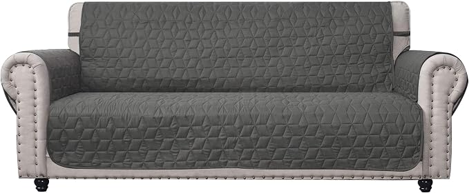 Ameritex Couch Sofa Slipcover 100% Waterproof Nonslip Quilted Furniture Protector Slipcover for Dogs, Children, Pets Sofa Slipcover Machine Washable (Green, 78'')