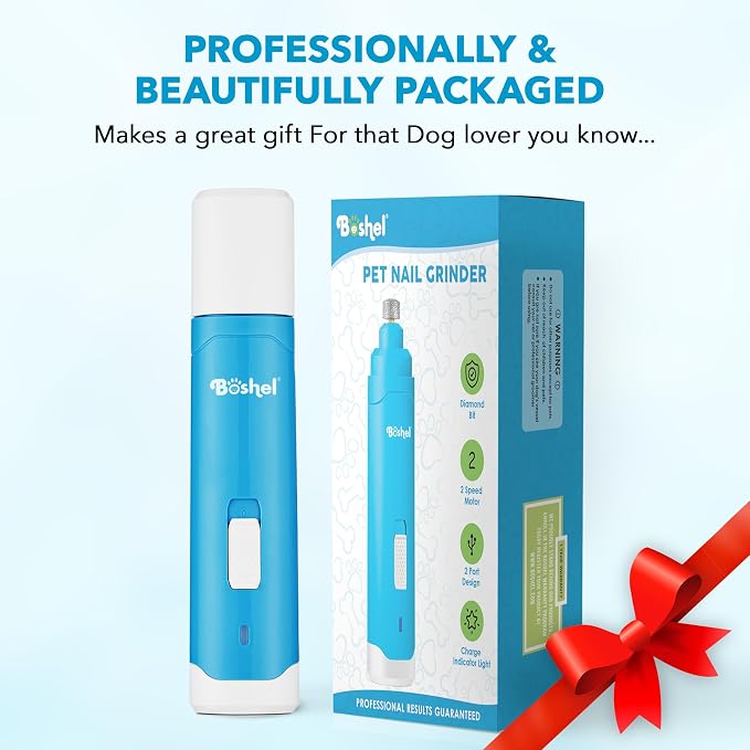 Quiet Noise Pet Nail Grinder for Dogs, Toenail Grinder for Large Breeds to Small Puppy and Cats