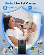 MOOKA H13 HEPA Air Purifiers for Home Large Room up to 1250 Ft², M05 Black | 15dB Ultra Quiet Air Cleaner for Bedroom Office with Aromatherapy, Perfect for Pet Hair, Dander, Dust, Smoke & Odors Filter