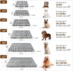 Mora Pets Dog Bed Crate Pad Ultra Soft Pet Bed with Cute Star Print Washable Crate Mat for Large Medium Small Dogs Reversible Fleece Dog Crate Kennel Mat Cat Bed Liner 41 x 29 inch Grey