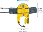 Outward Hound Granby Splash Yellow Dog Life Jacket, XS