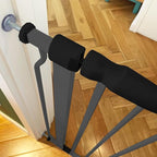 BalanceFrom Easy Walk-Thru Baby Safety Gate, Fits 29.1" to 33.8" Openings | with Hold-Open and Auto-Close – Adjustable Steel Barrier for Stairs, Doorways, and Hallways, No Drilling Installation