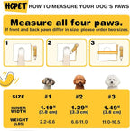 Dog Shoes for Small Dogs, Dog Boots & Paw Protectors for Hot Pavement Winter Snow Hiking, Anti-Slip Dog Booties for Hardwood Floor Black Size 2
