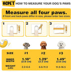 Dog Shoes for Small Dogs, Dog Boots & Paw Protectors for Hot Pavement Winter Snow Hiking, Anti-Slip Dog Booties for Hardwood Floor Blue Size 2