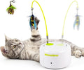 ALL FOR PAWS Interactive Cat Toy, Automatic Fluttering Bug Enrichment Toy for Indoor Kittens, Flying Cat Toy with Motion Sensor, 1 Replacements