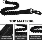 Long Dog Leash 80 FT: Heavy Duty Rope Leashes for Dogs Training with Swivel Lockable Hook Reflective Threads Bungee and Padded Handle - Dog Lead for Large Small Medium Dogs Outside Walking Hiking