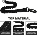 Long Dog Leash 100 FT: Heavy Duty Rope Leashes for Dogs Training with Swivel Lockable Hook Reflective Threads Bungee and Padded Handle - Dog Lead for Large Small Medium Dogs Outside Walking Hiking