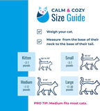Calm & Cozy® Cat Swaddle Wrap for Large Cats (Lavender, Large) | Patented Access Points, Nail Trimming, Grooming, Medication, Vet Visits