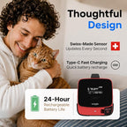 Waggle RV Pet Temperature Monitor with RVSentry Geofence Alert, 4G Cellular, No WiFi Required, Real-Time App Monitoring, Power Outage Alerts via SMS & Email, Subscription Required