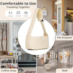 ONECUTE Dog Sling Carrier 15 lbs, Small Dog Carrier Sling for Cat & Puppies | Suitable For Carrying Pet 3-10lbs, Spacious Space So Pets Will Not Be Crowded, Adjustable Shoulder Straps And Breathable Mesh