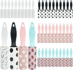 40Pcs Mini Lint Roller Travel Size, Mini Lint Roller for Purse, Portable Lint Rollers for Pet Clothes Travel Lint Bursh Rollers, Cat Hair Extra Sticky Clothes Removal Tool for Bag Furniture 5.9×1.1In