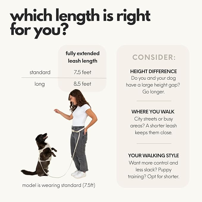 Hands Free Dog Leash with Treat Pouch - Waterproof Cross Body and Waist Leash for Dog Walking and Training with Poop Bag Holder - Cute Walking Accessories